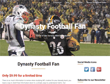 Tablet Screenshot of dynastyfootballfan.com